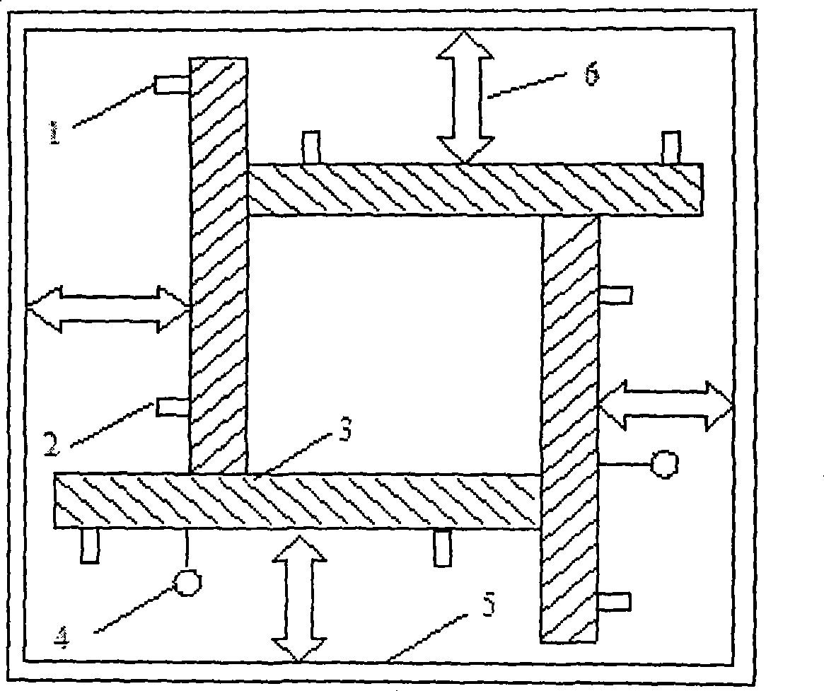 Casting mold experimental equipment for technology under simulating light press continuous casting blank and method