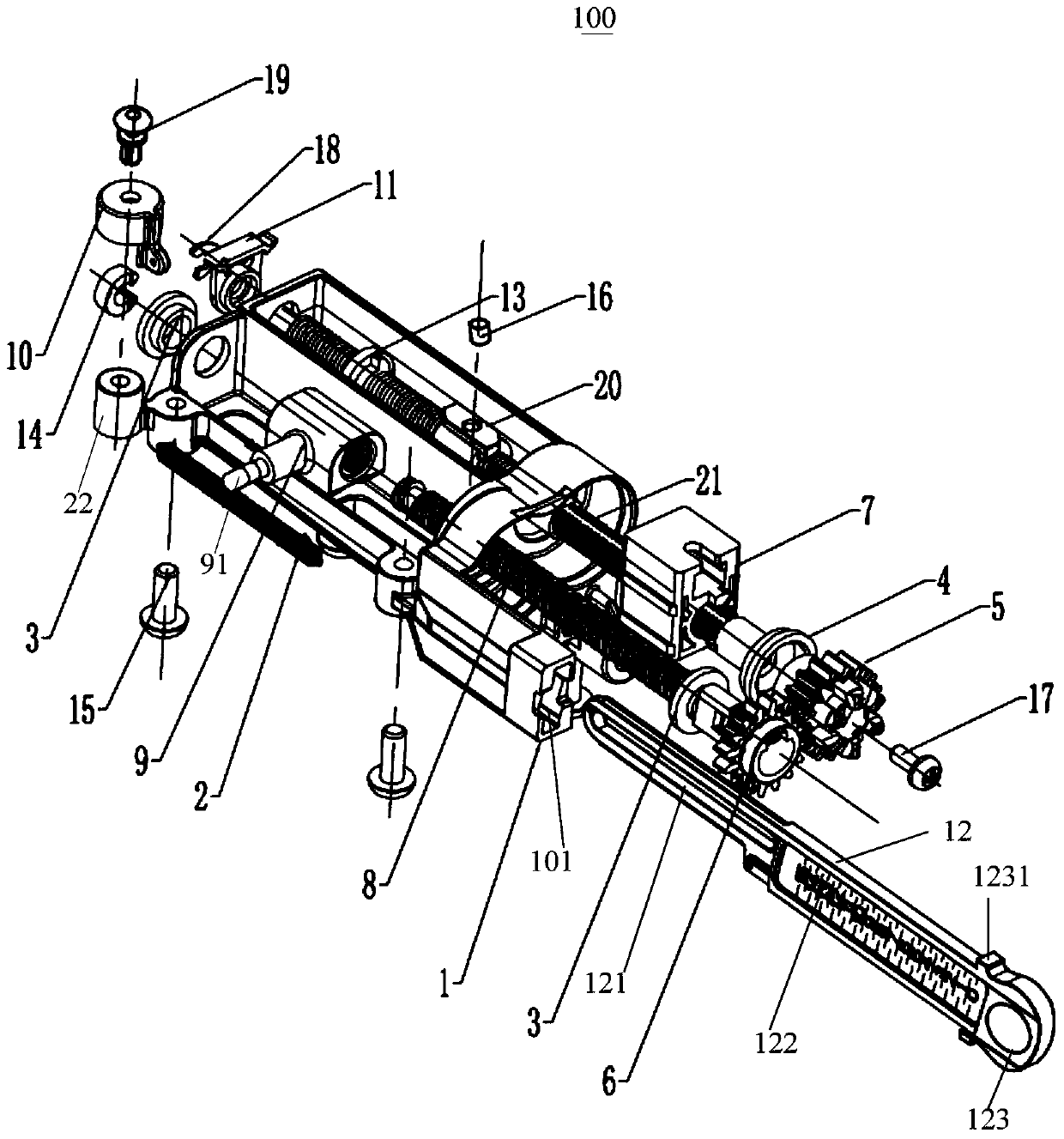 Transmission module, transmission system and base station antenna