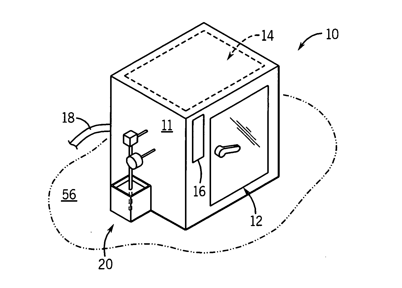 System and method for supplying water to an oven