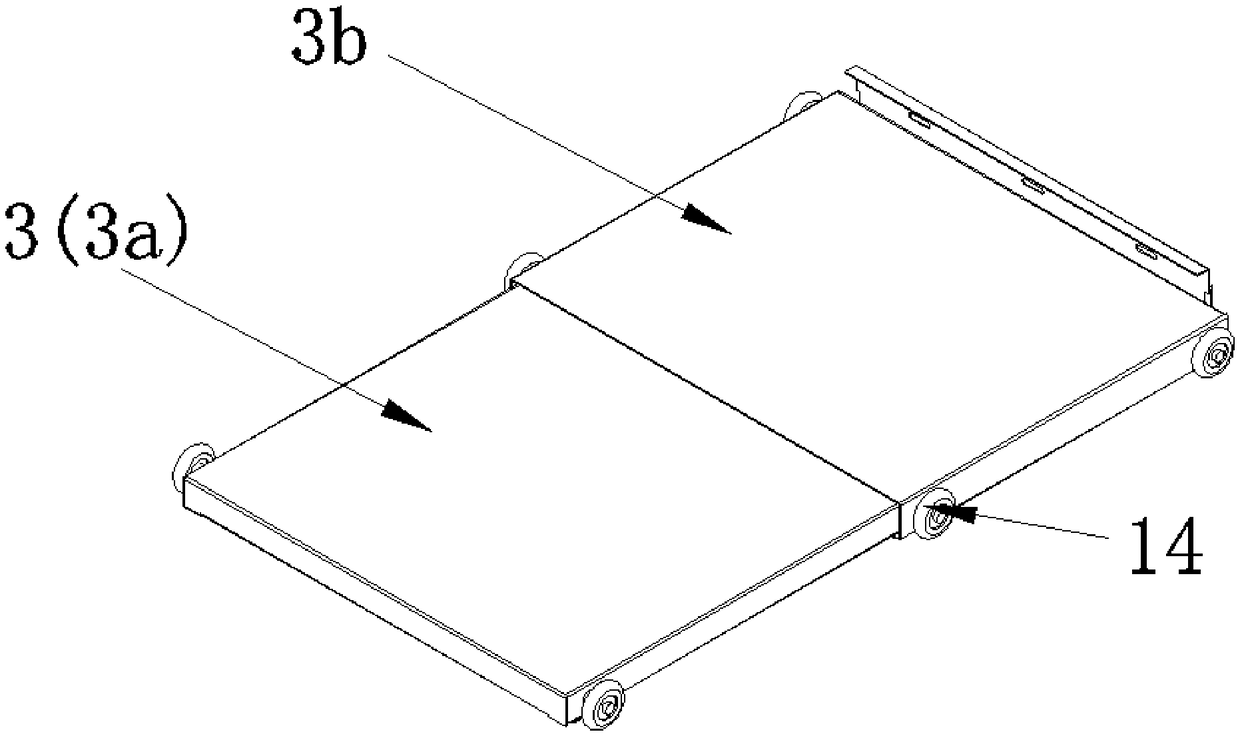 Garbage recycling device with multi-section type sliding cover