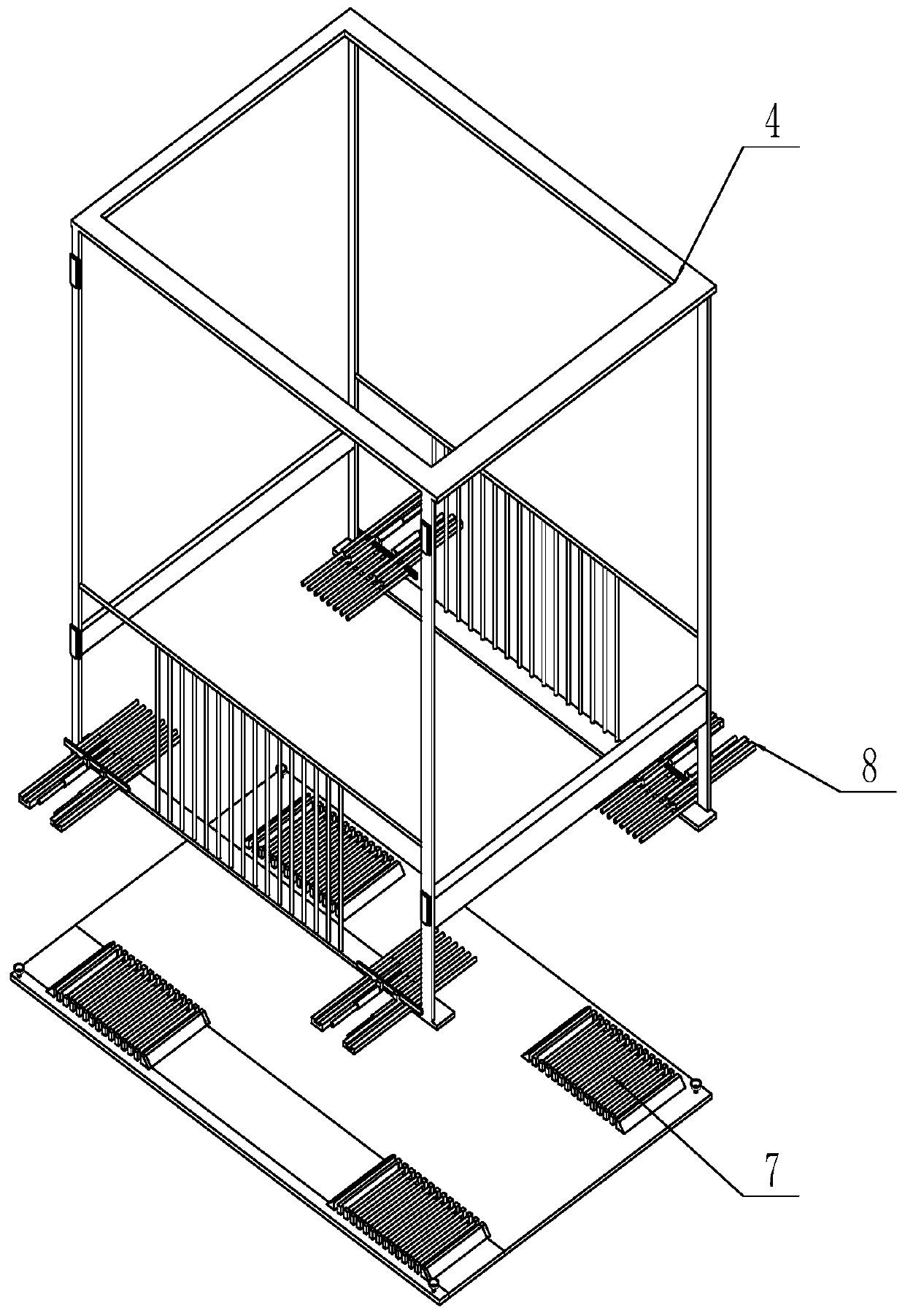 Expandable Rotary Lifting Stereo Garage