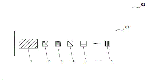 Data display method and test method of display device