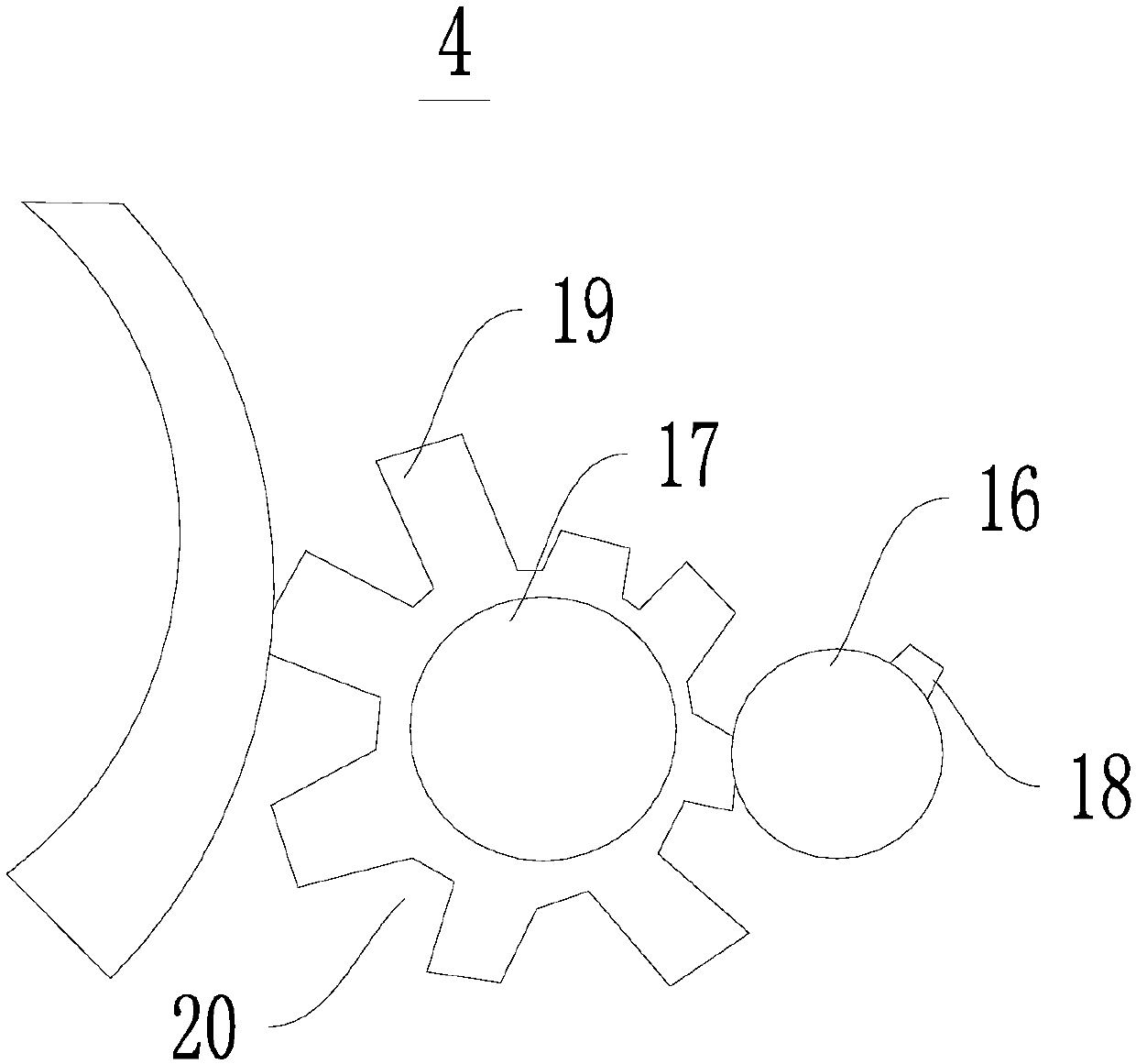 Petroleum pipeline support mechanism and petroleum conveying system