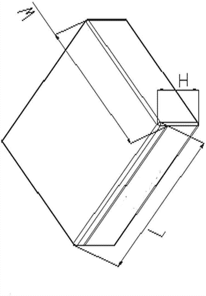 Quantitative transfer box for small cigarette cases