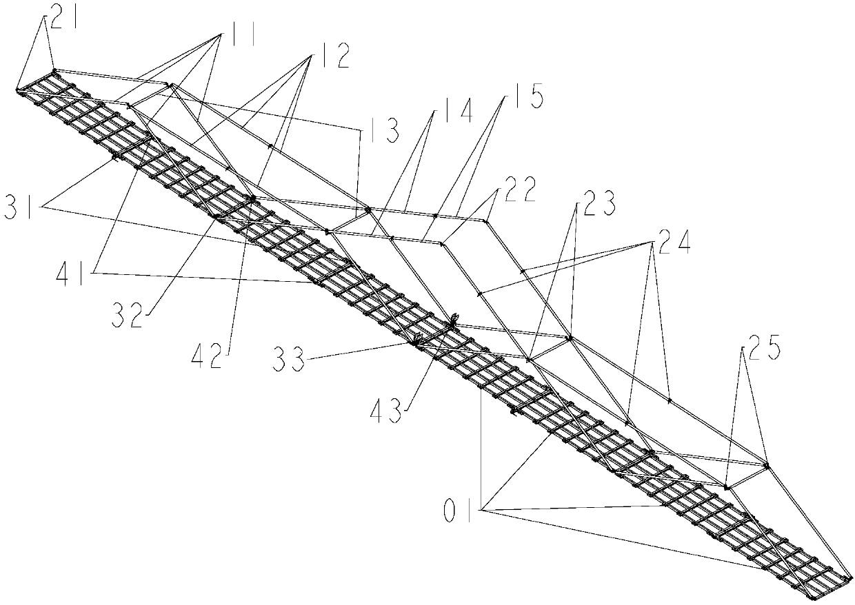 Loading plate unfolding component of spacecraft