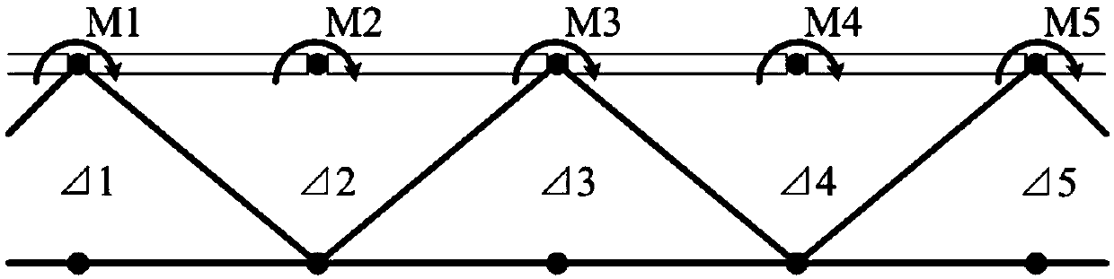 Loading plate unfolding component of spacecraft