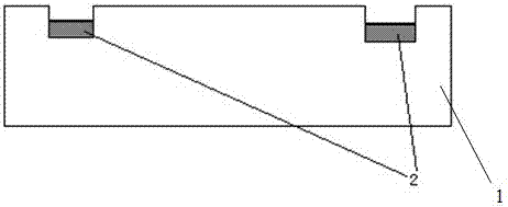 A measuring component of a three-dimensional mems accelerometer used for oil well logging and its preparation method