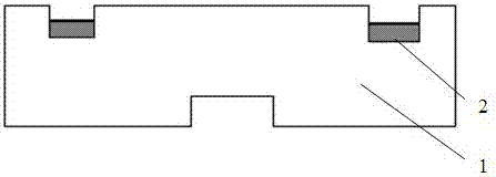 A measuring component of a three-dimensional mems accelerometer used for oil well logging and its preparation method