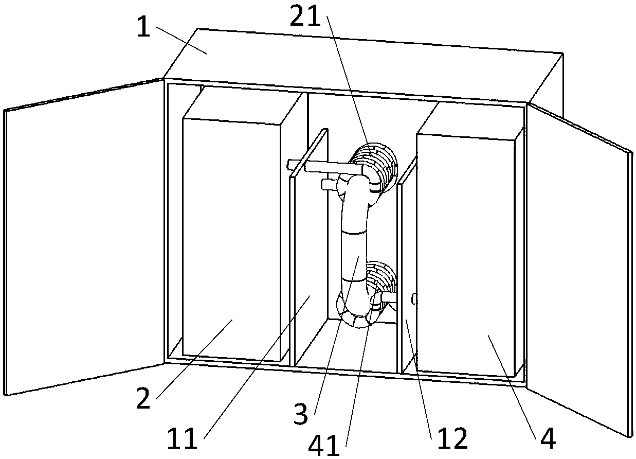 Cooling and heating unit