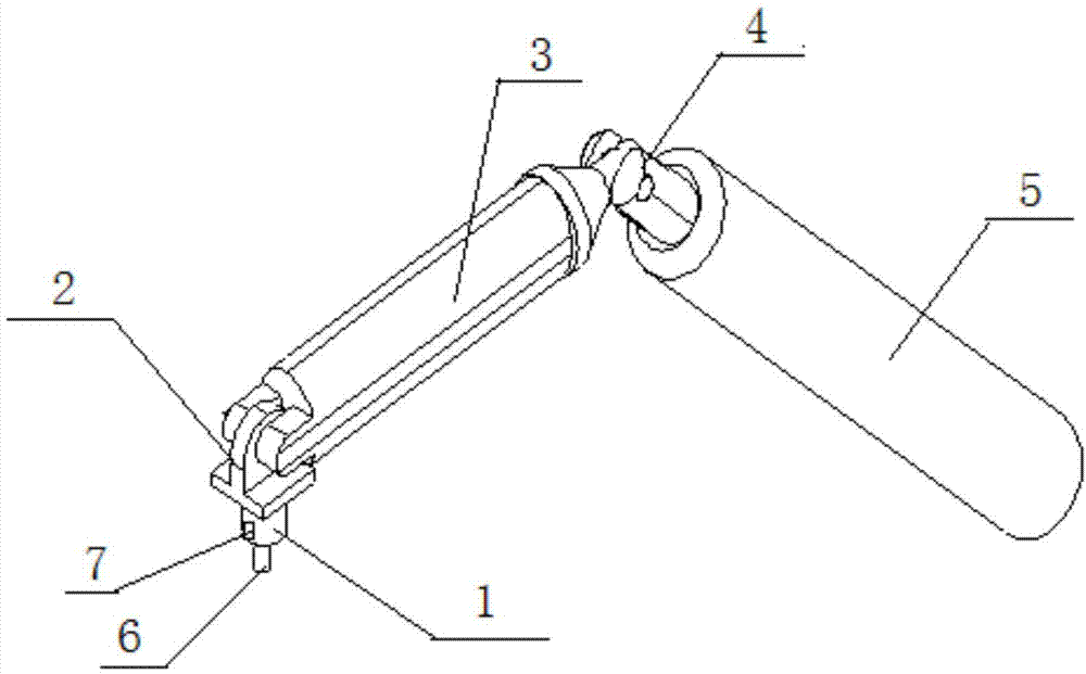 Unpowered articulated arm type demonstrator and application thereof in industrial robot