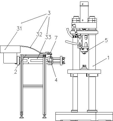 Washer feeding device