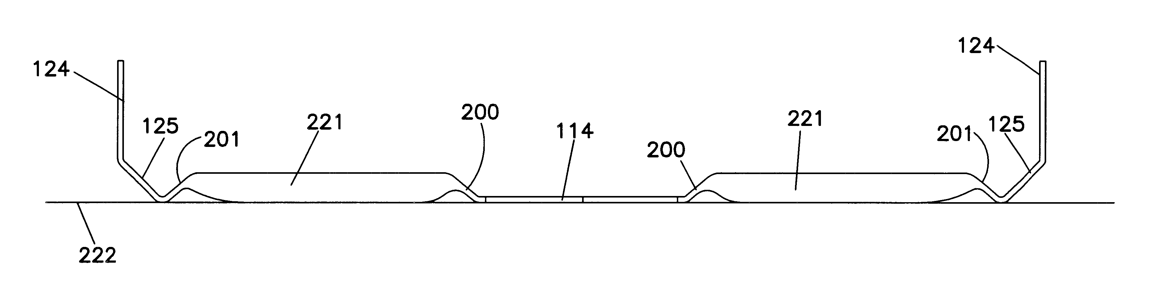 Vertical cable management system with ribcage structure