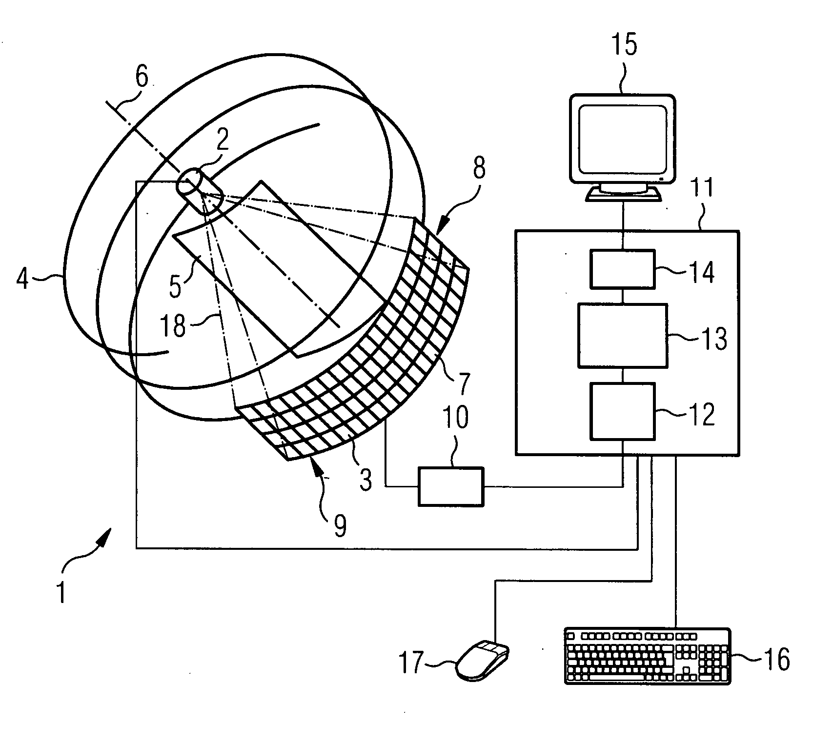 Method for hardening correction in medical imaging