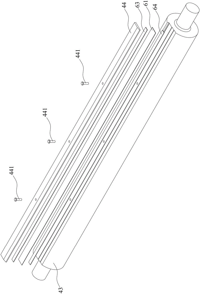 Composite blade set and cutting mechanism used therefor