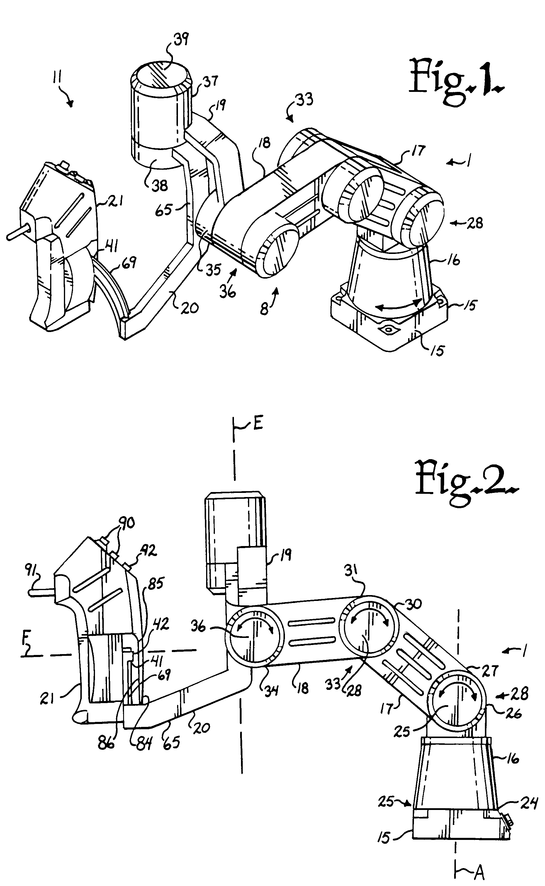 Ambidextrous robotic master controller