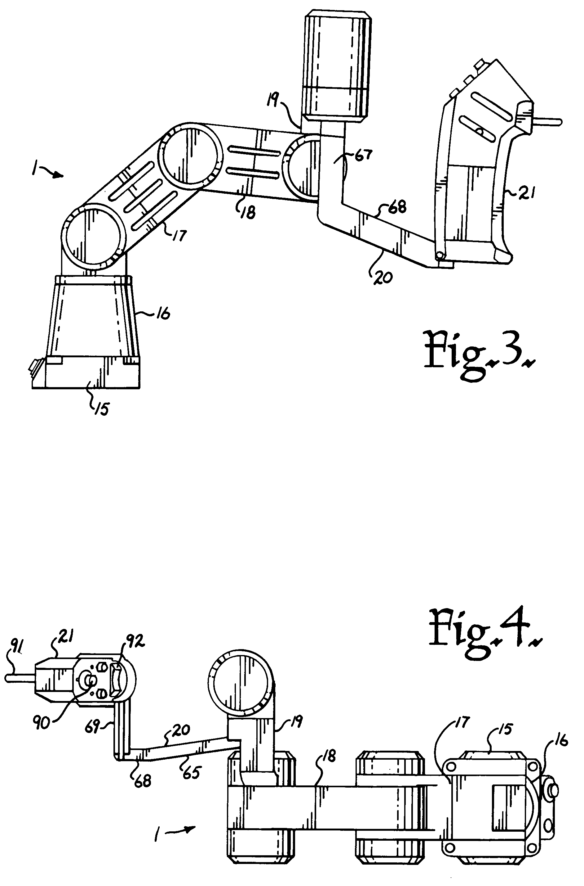 Ambidextrous robotic master controller