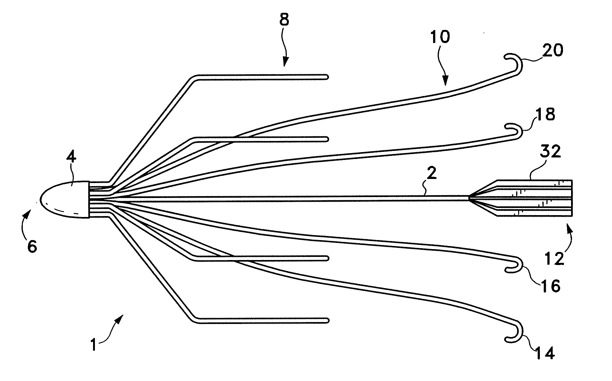 Non-entangling vena cava filter