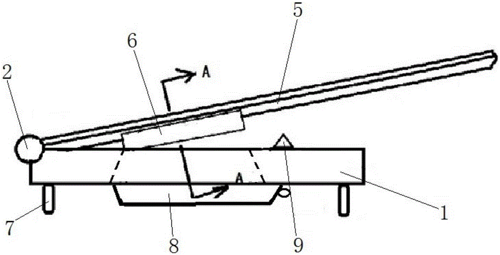 Leather sample making device