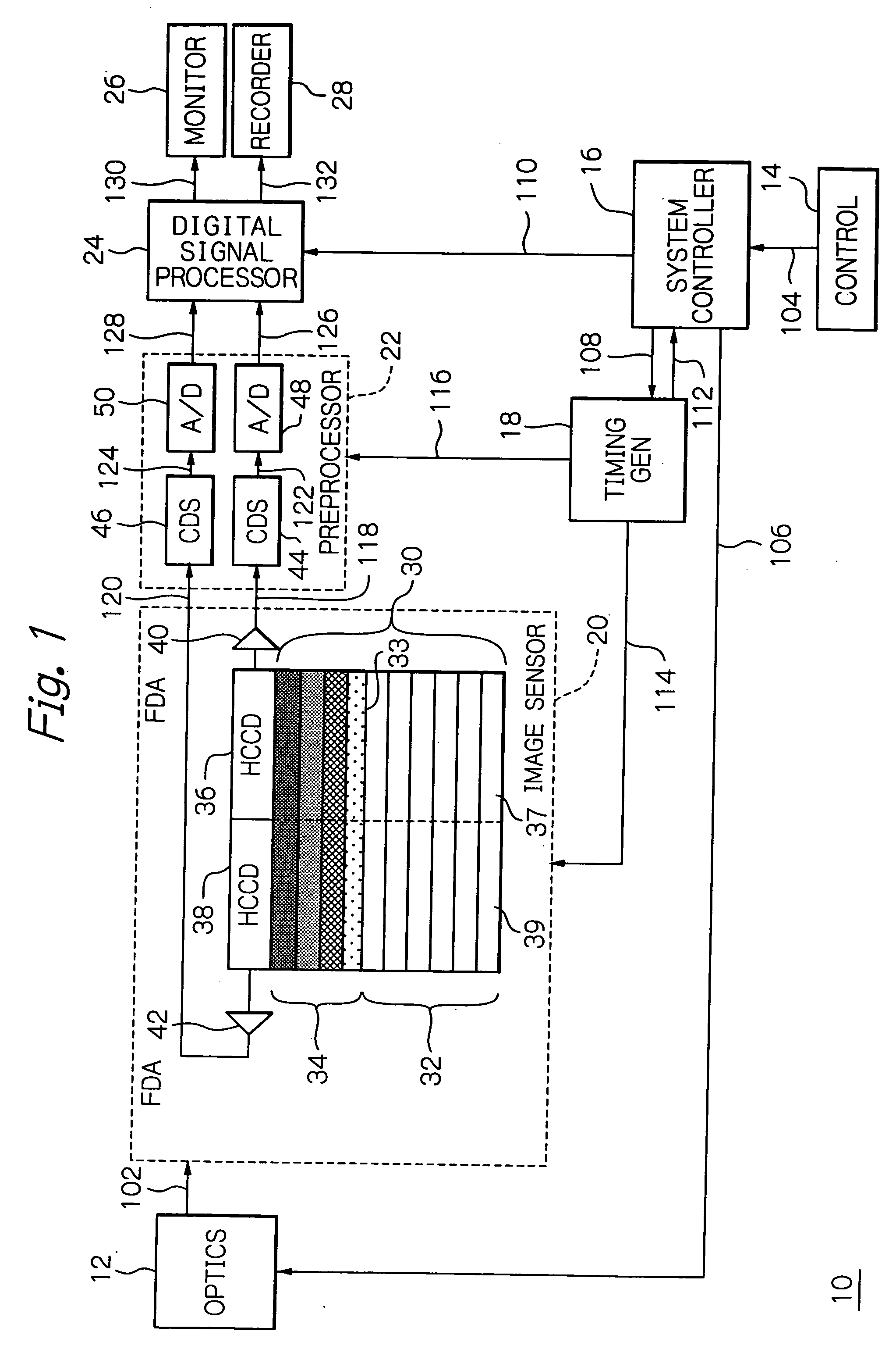 Solid-state image pickup apparatus with error due to the characteristic of its output circuit corrected