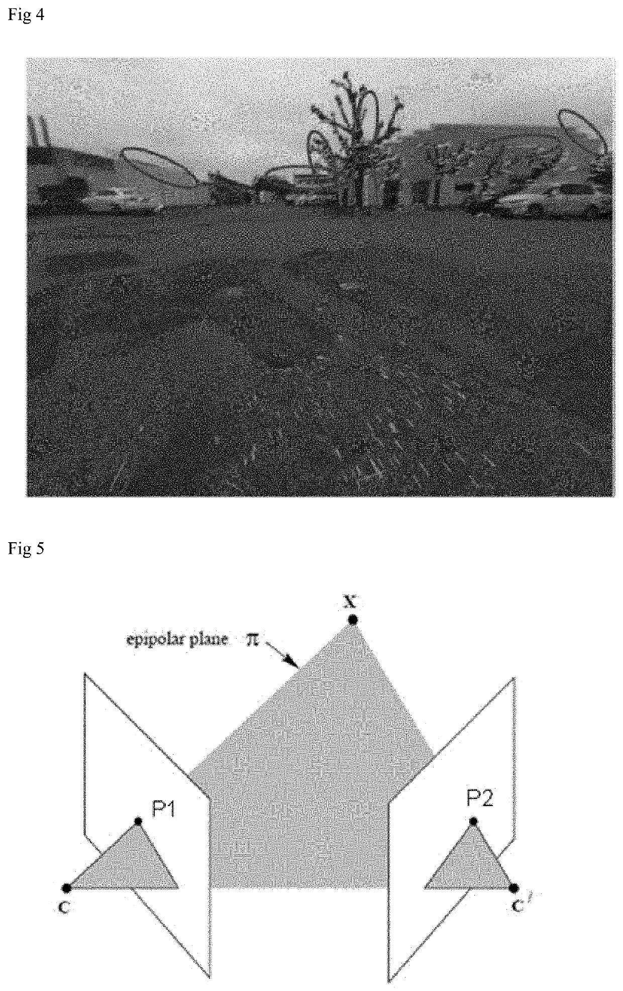 Method for determining a protection radius of a vision-based navigation system