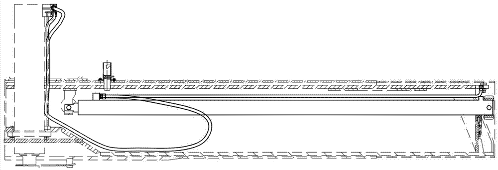 An outrigger oil circuit system