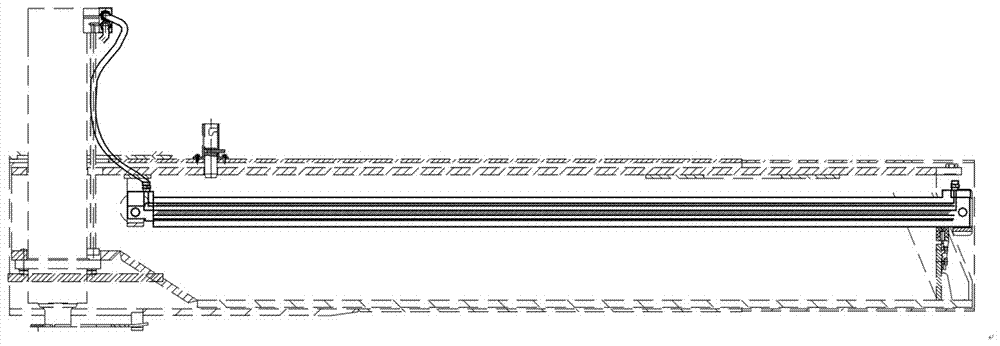 An outrigger oil circuit system