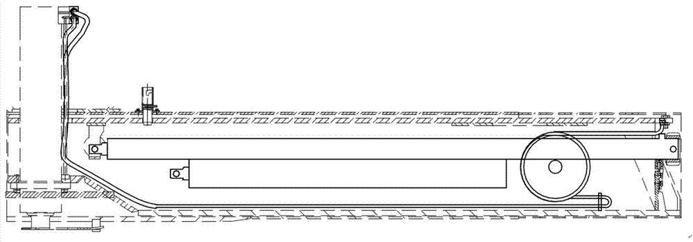 An outrigger oil circuit system