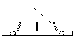 Gasifying method for biomass gasifier and hearth air intake device