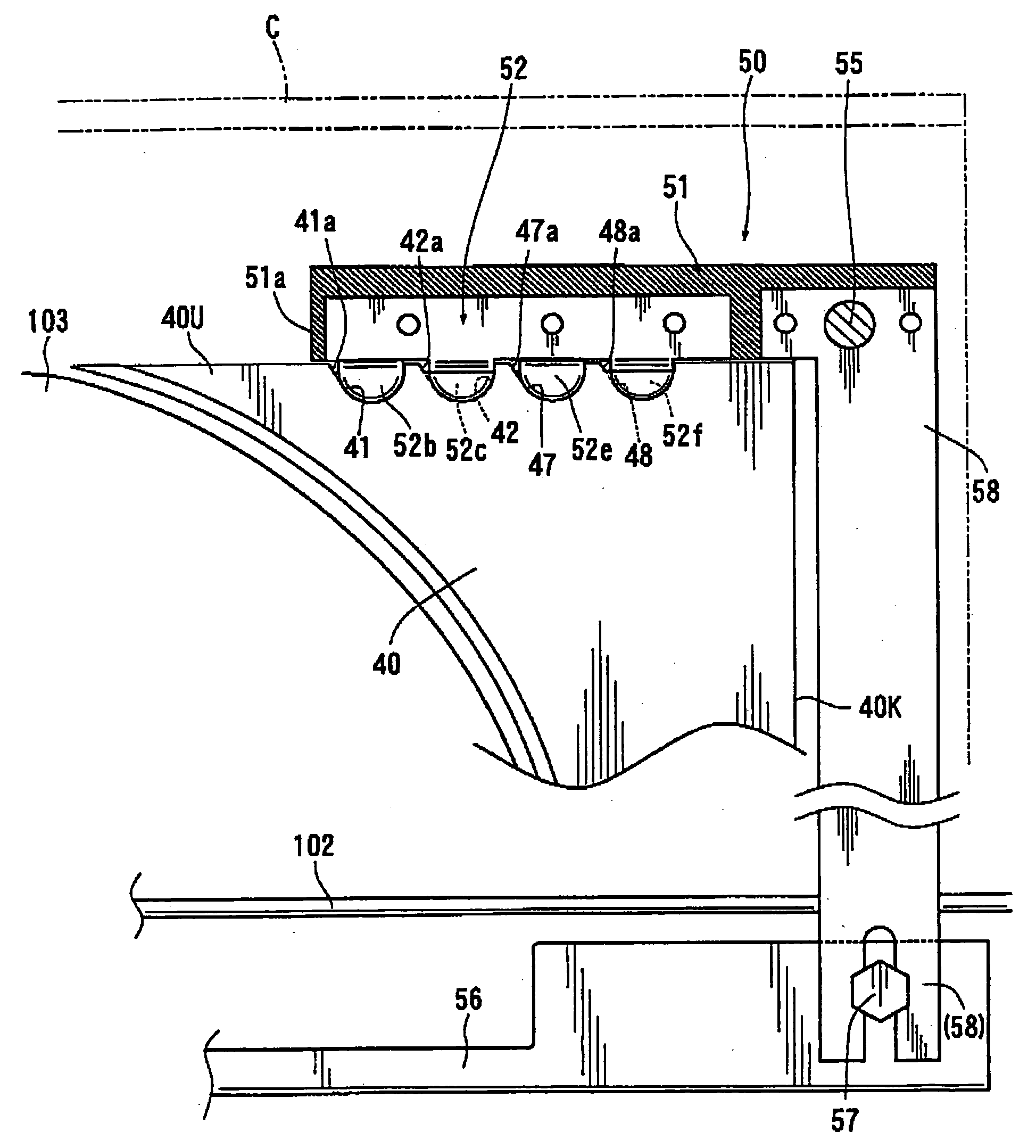 Mountings for riving knives of table saws