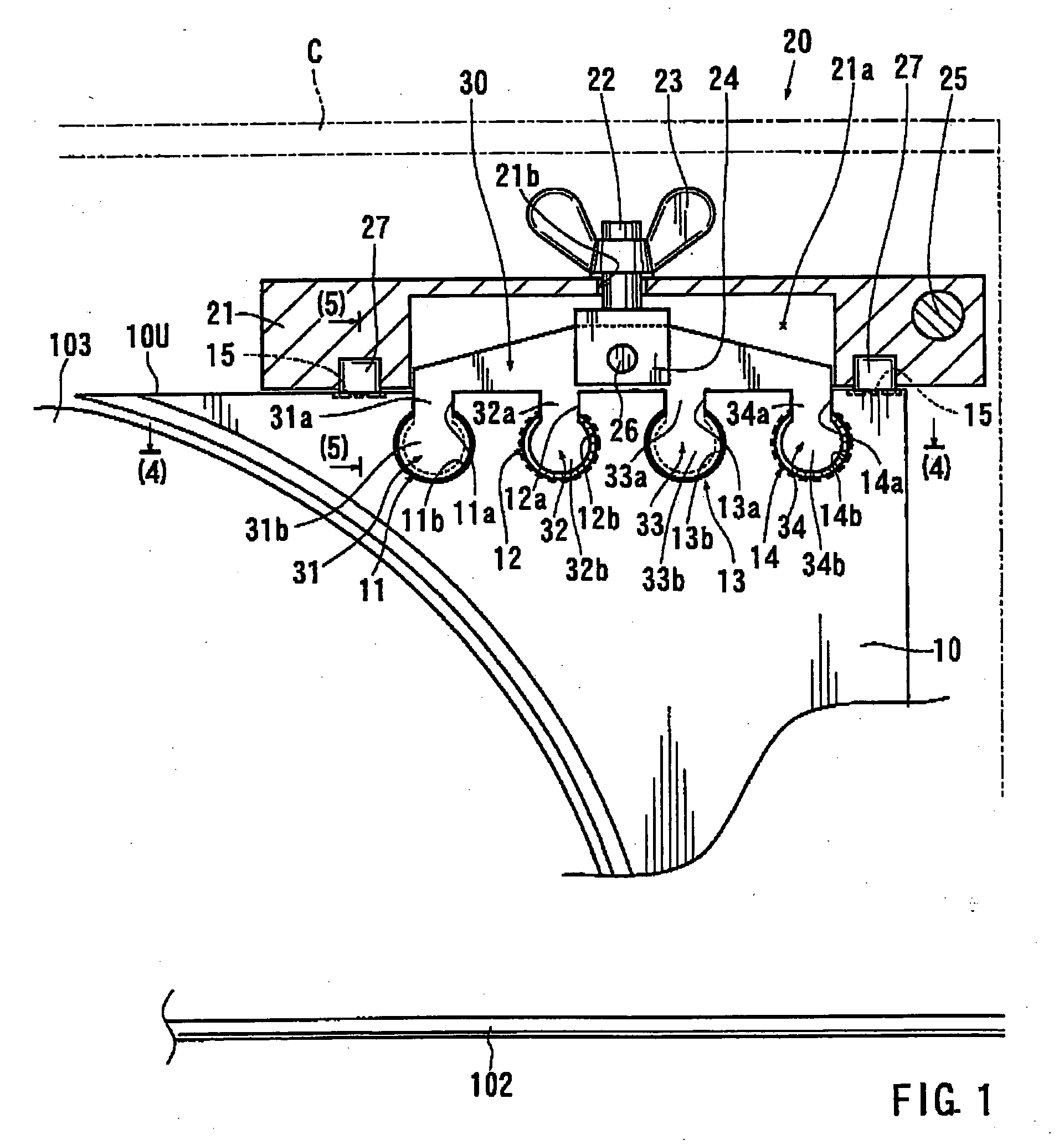 Mountings for riving knives of table saws