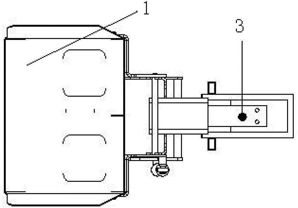 A self-locking weighing bucket mechanism