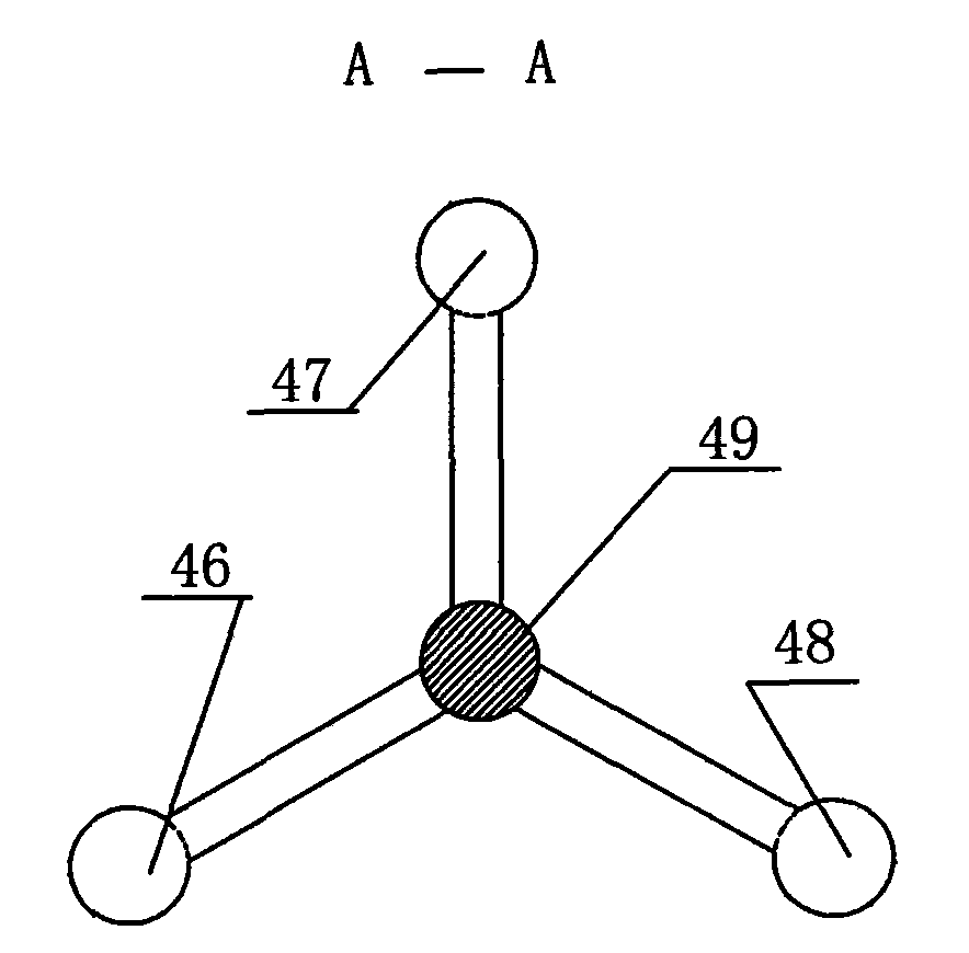 Wind generating set with bottom driving