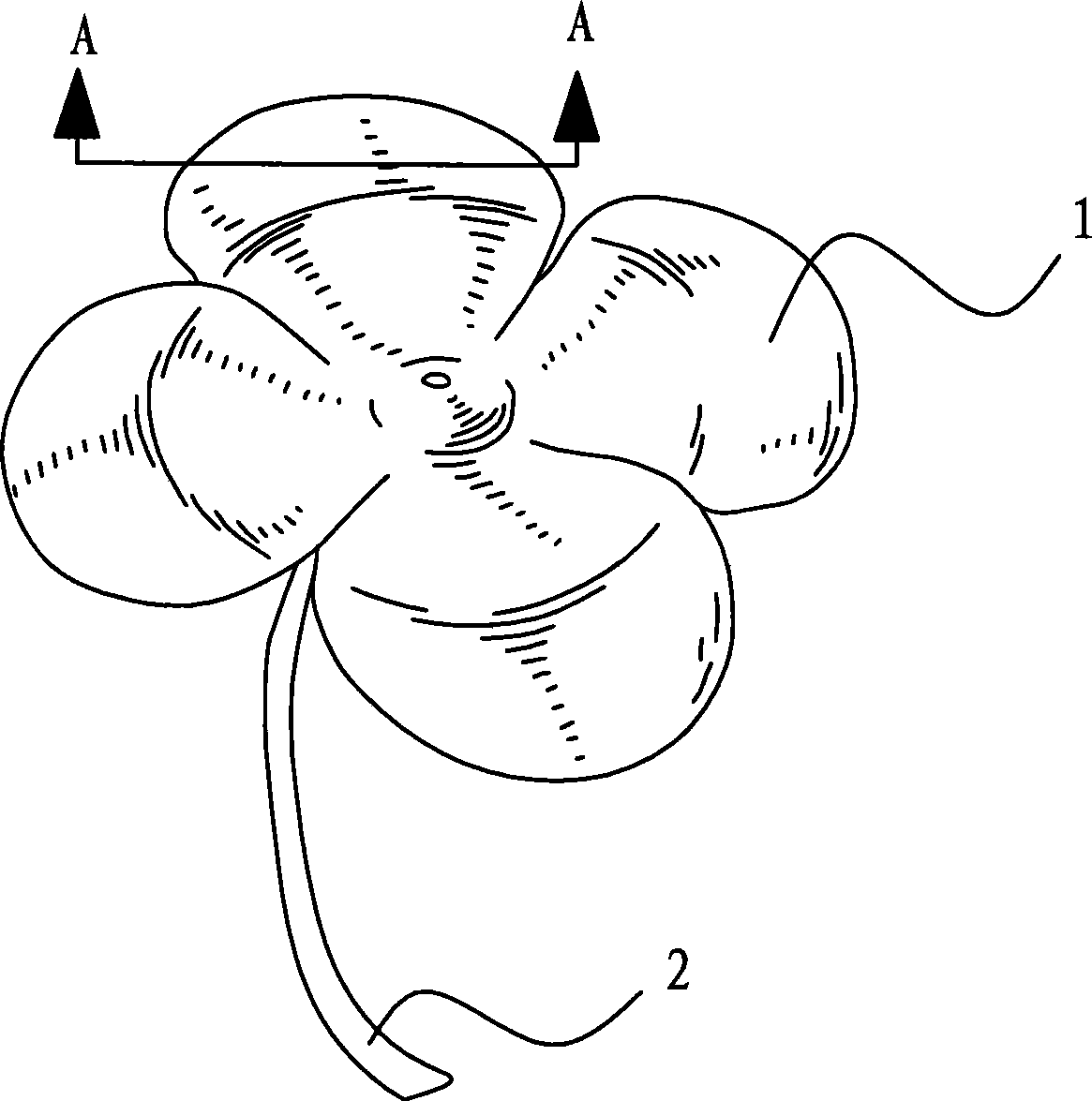 Artificial plant with realistic hand feeling and method for producing the same