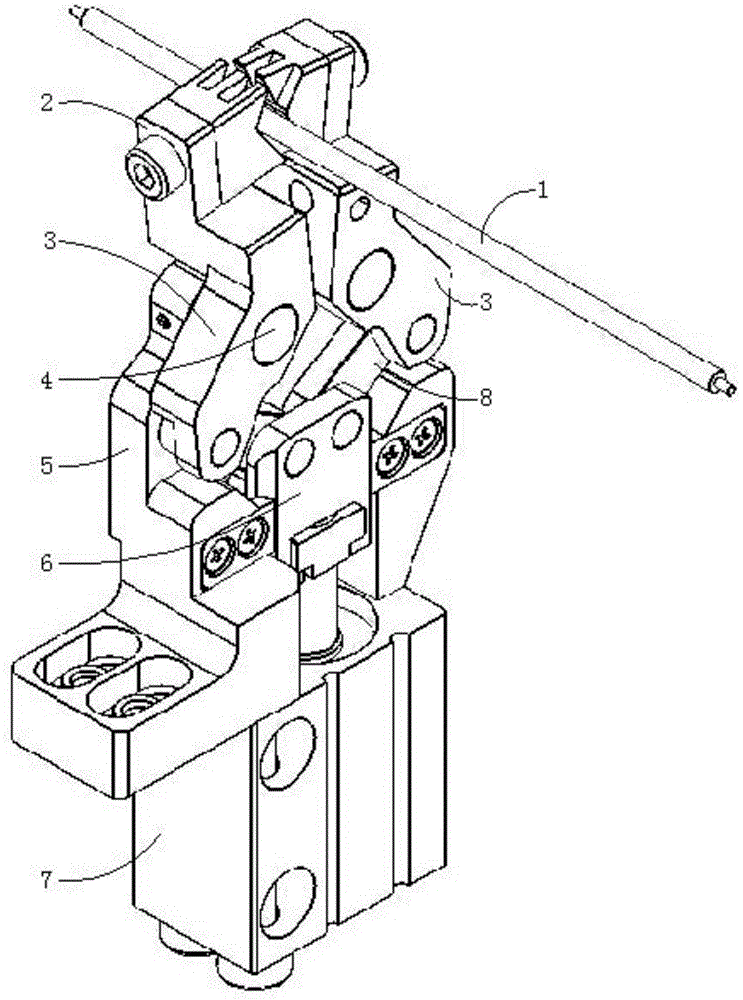 Electric wire clamp