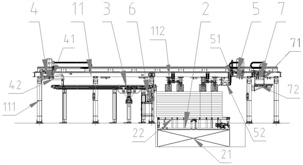 A plate stacking system and stacking method for ultra-thin plates