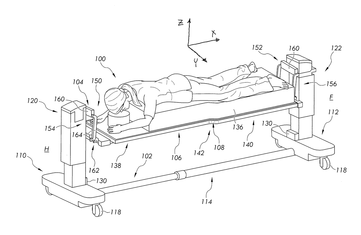 Adjustable cervical traction assemblies for person support apparatuses