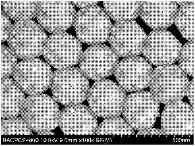 Preparation method of molecular imprinting colloid array and application thereof