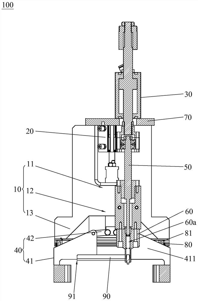 Robot nailing mechanism