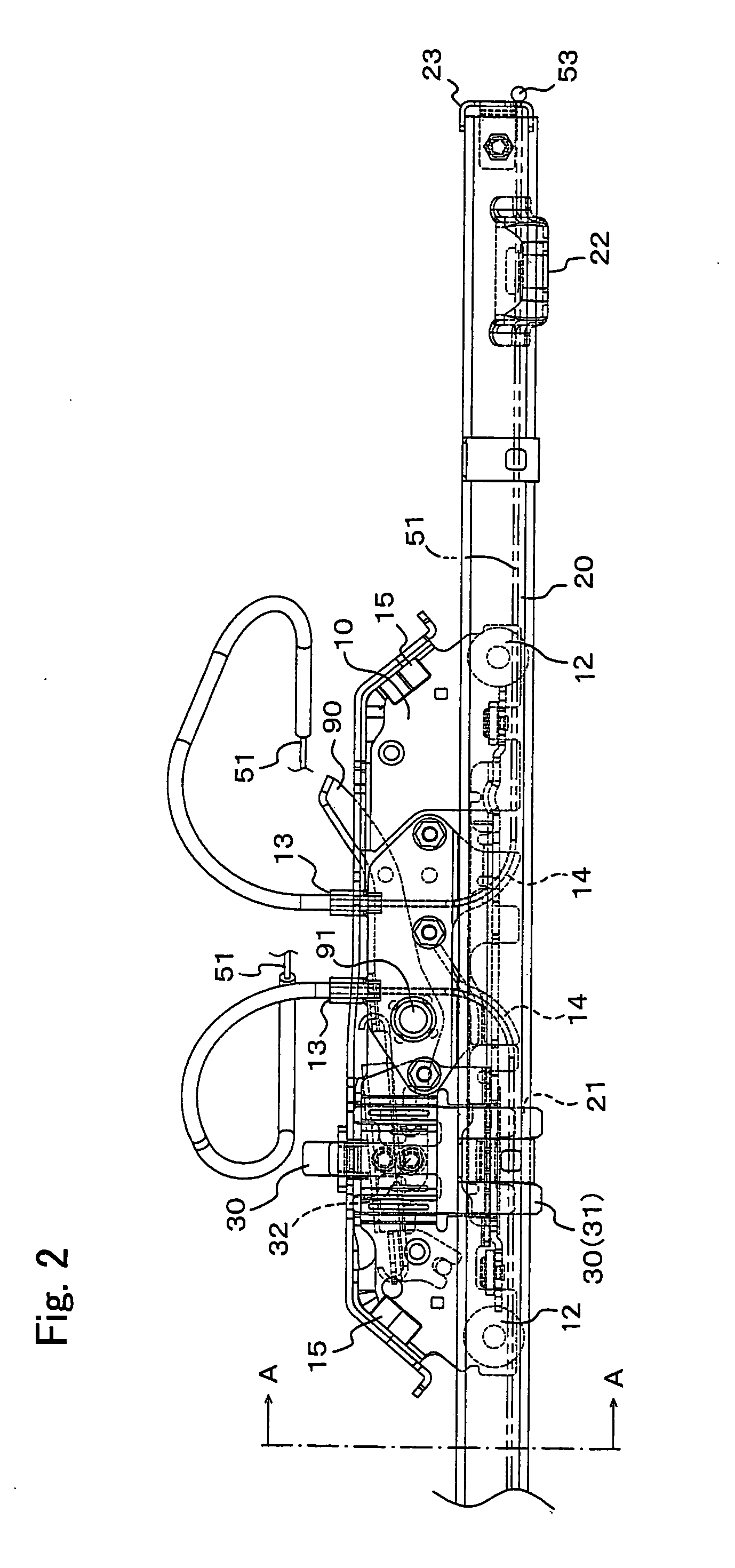 Seat slide apparatus