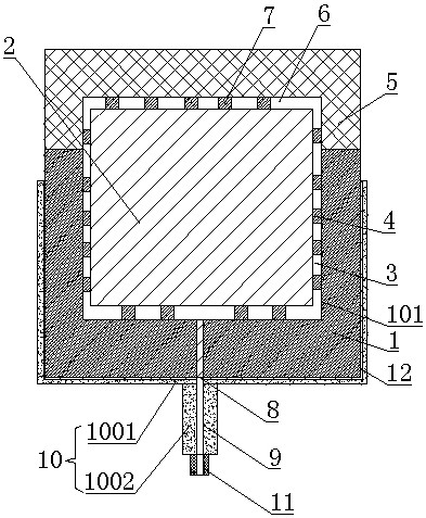 A kind of air permeable brick based on cold isostatic pressing wet bag method and its preparation method