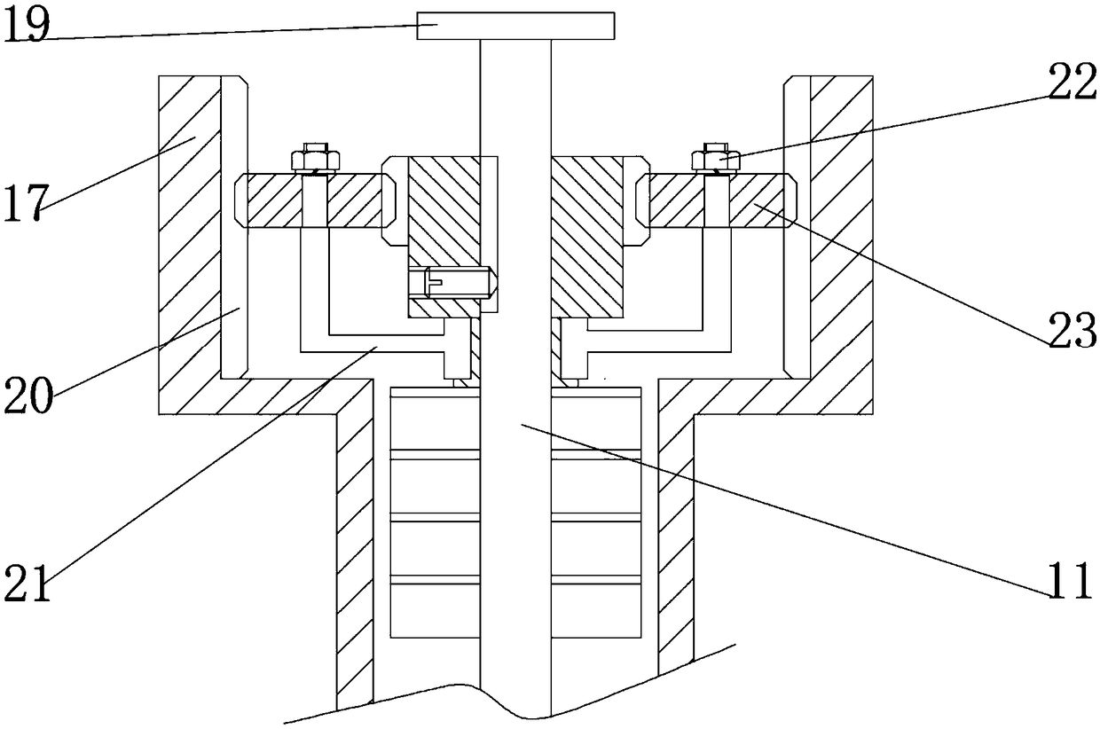 Planetary gear type magnetic composite fluid polishing device