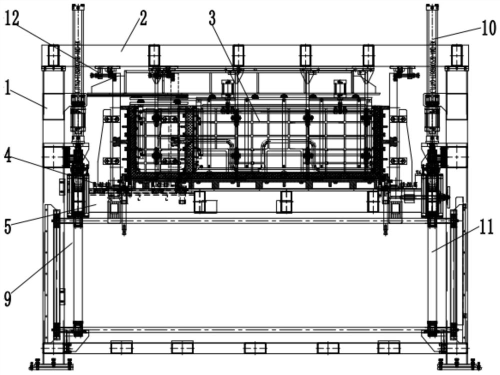 Foaming clamp for display cabinet