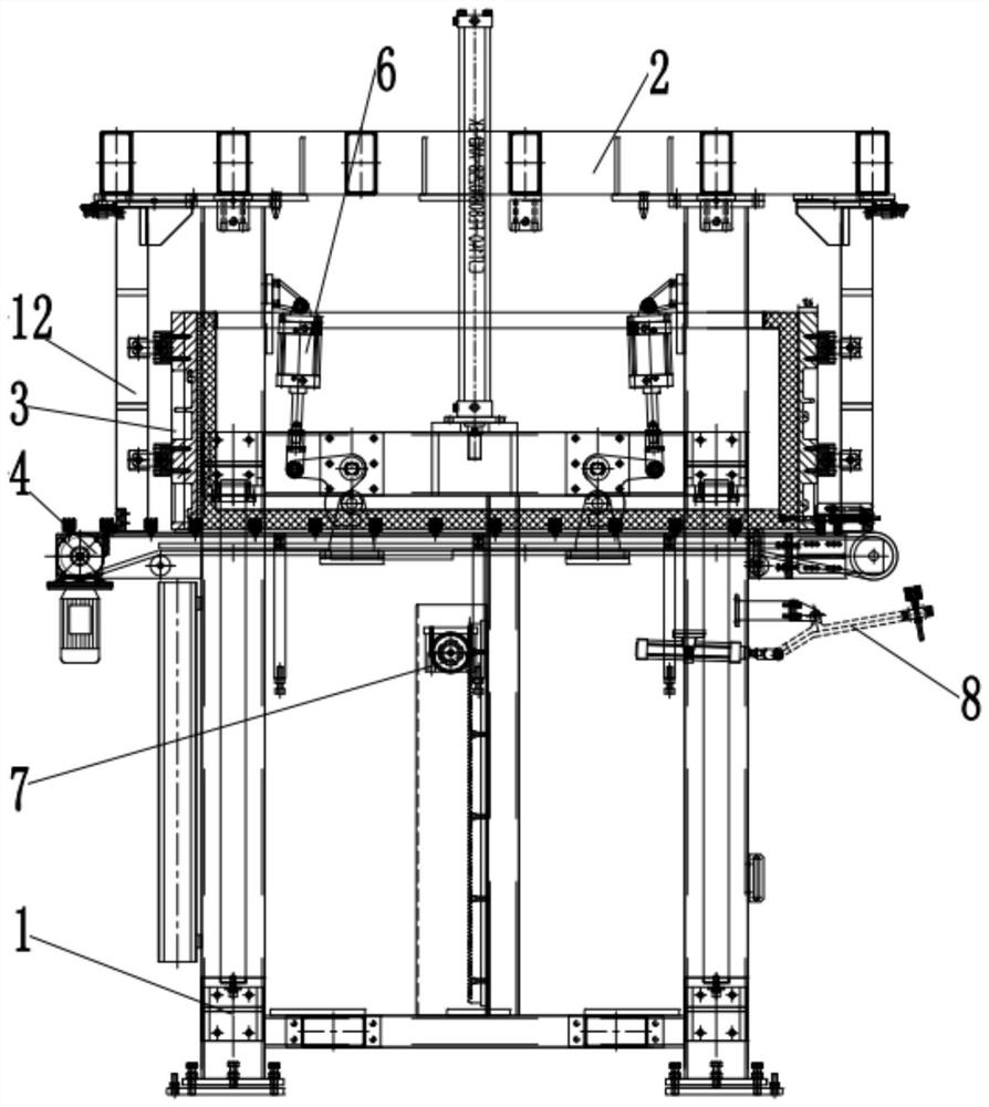 Foaming clamp for display cabinet