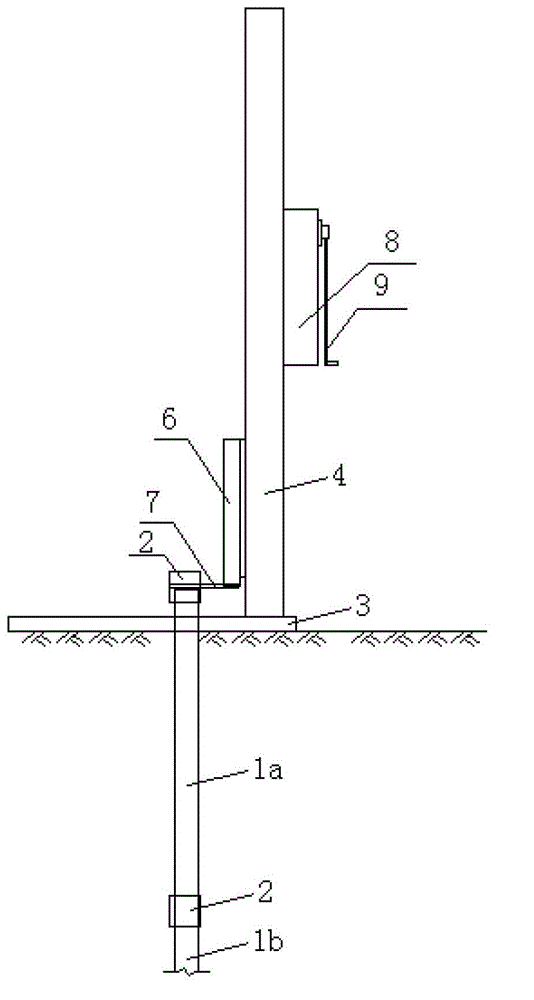 A pull-up device for a dowel rod of a screw load tester