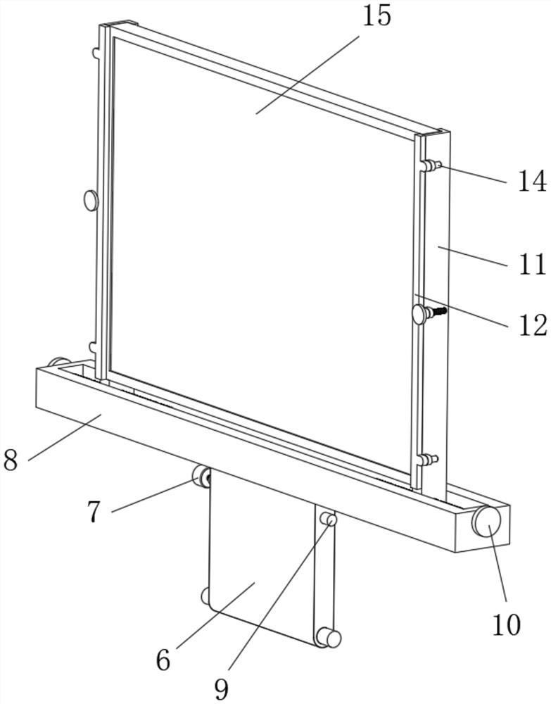 Supporting device for software development display screen