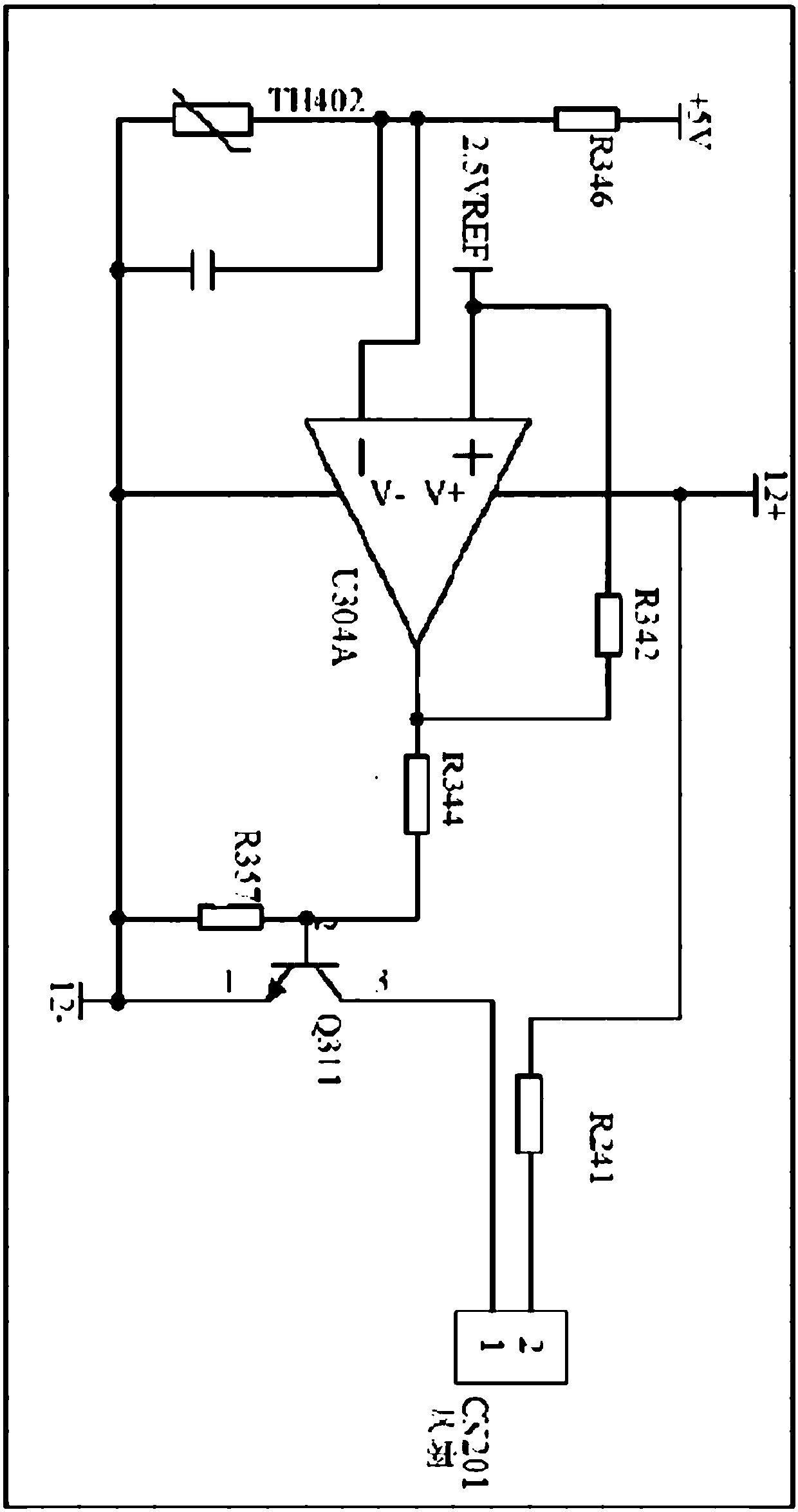 Control circuit of fan and used for cooling charger