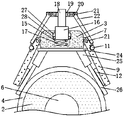 A magnetic energy double-sided engine slip ring conductive composite copper wire