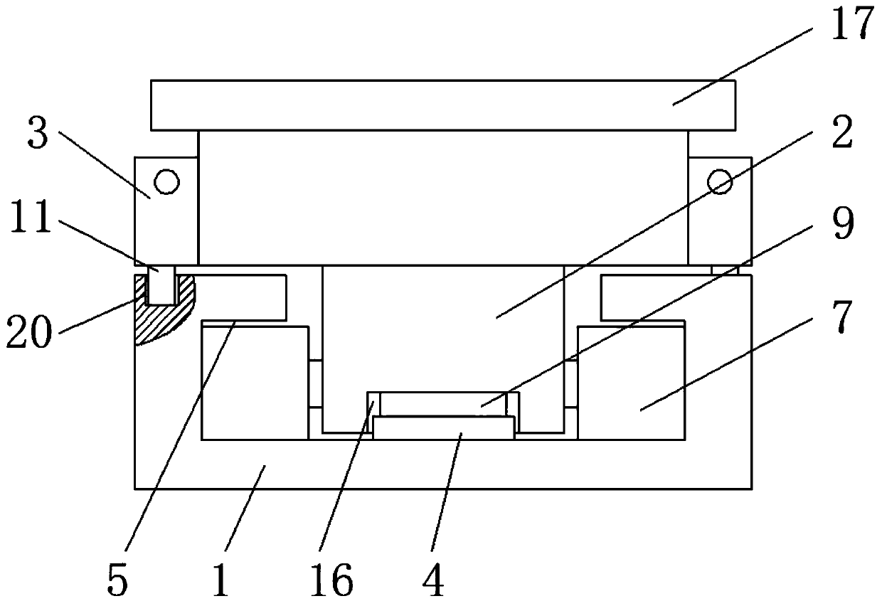 Moving bottom frame of movable six-axis robot