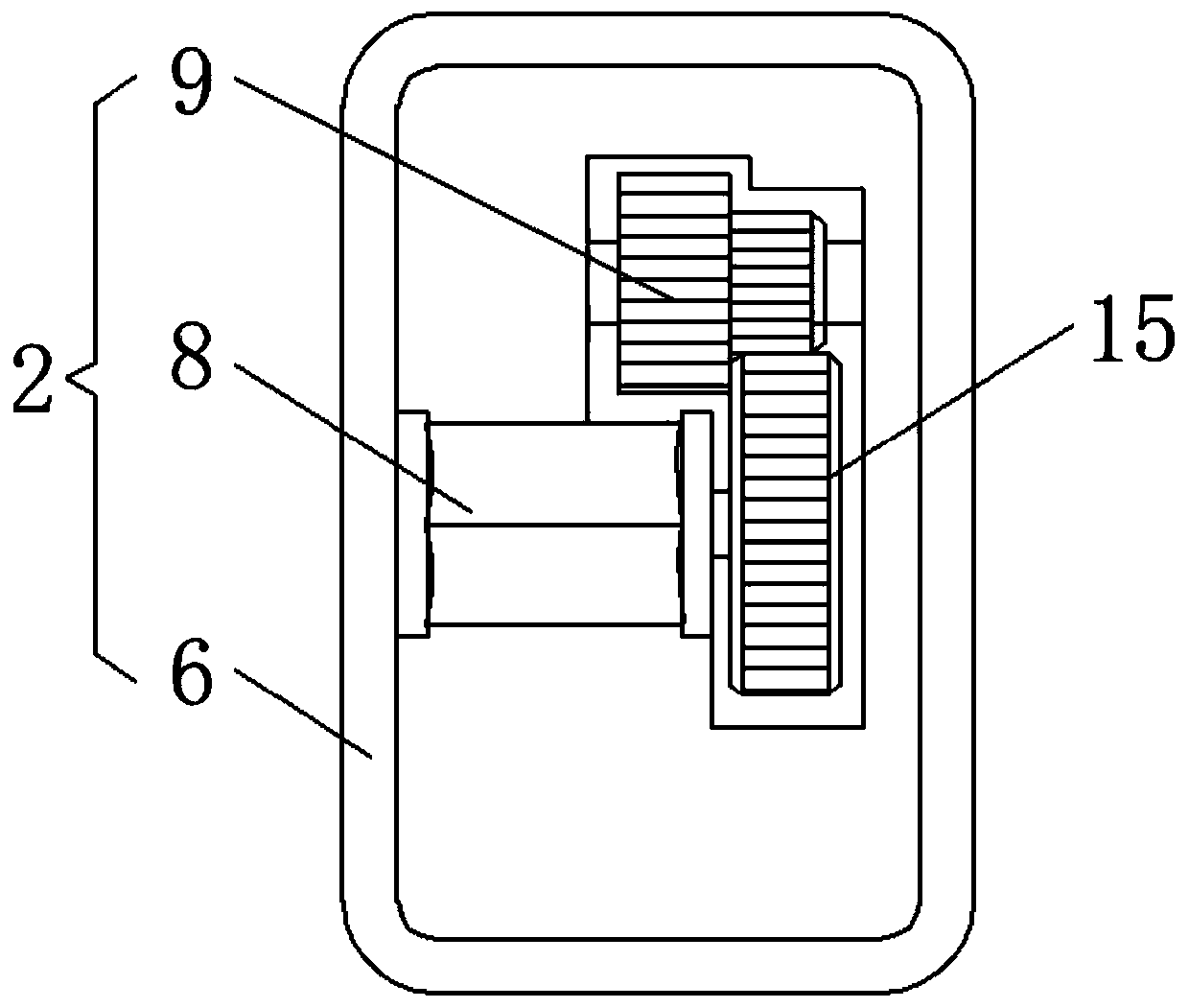 Moving bottom frame of movable six-axis robot