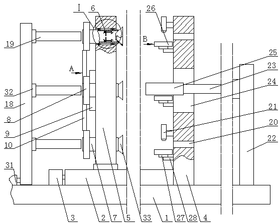 Plastic pipe surface spraying device